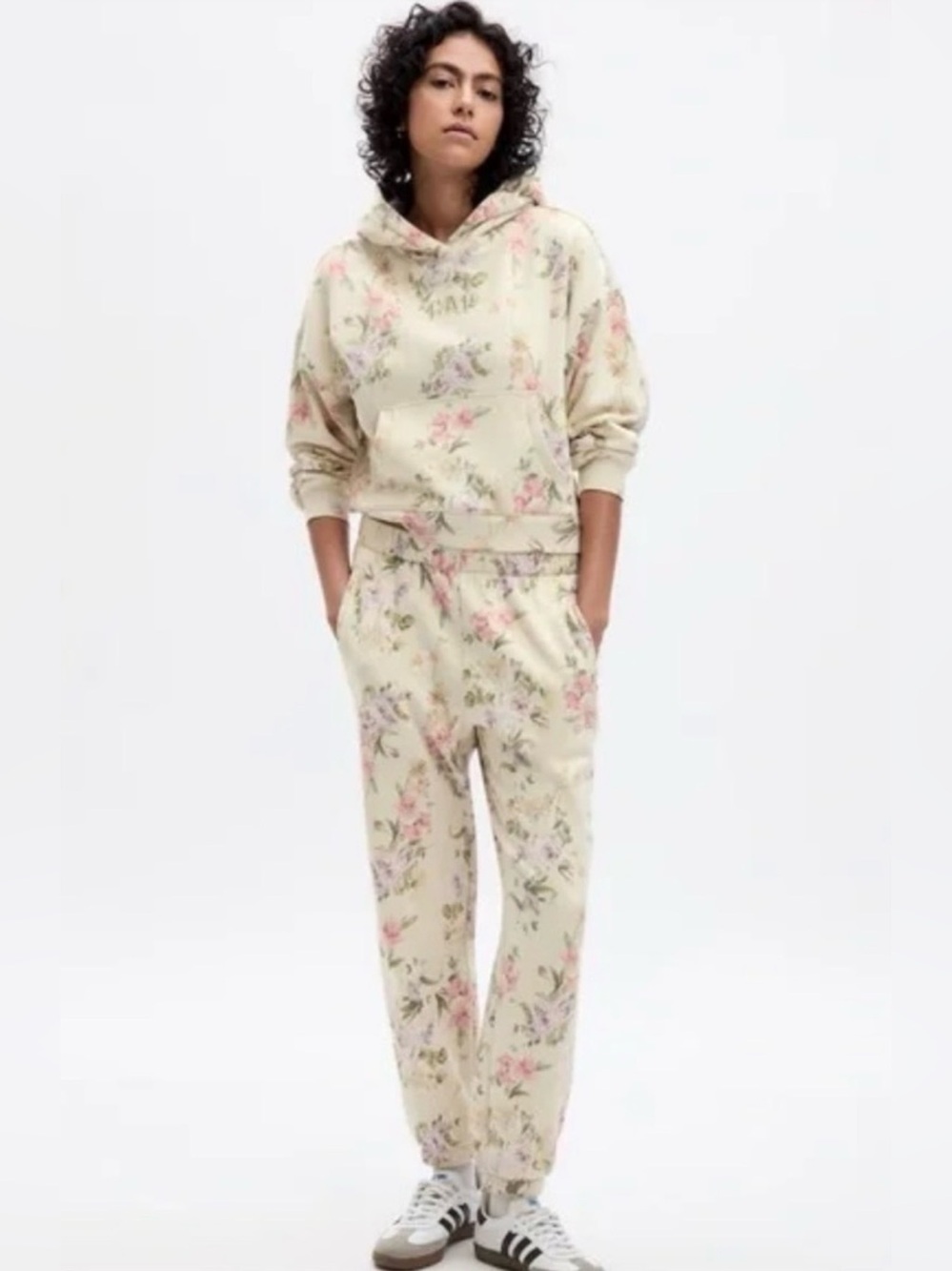 Gap x LoveShackFancy Floral Print Hoodie and Jogger Set Size S - Picture 2 of 15